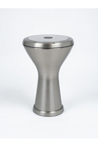 Vatan Darbuka, Gümüş Rengi Metal, 5 Numara, Geleneksel Türk Müzik Enstrümanı, Profesyonel Darbuka 22cm Çap