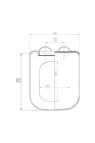Kare Slim Yavaş Kapanır Klozet Kapağı