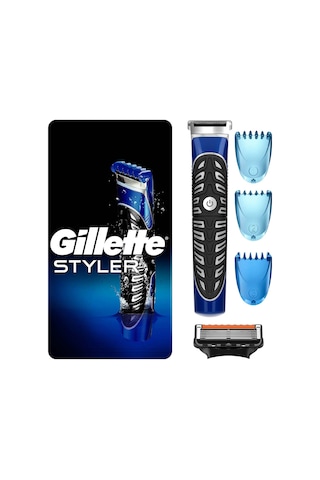 Gillette Fusion Proglide Styler 4'ü 1 Arada Tıraş Makinesi (Tıraş Bıçağı, Kenar Düzeltici, Sakal Şekillendirici ve Vücut)