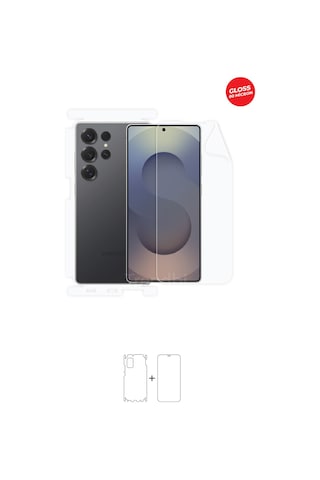 Samsung Galaxy Uyumlu S25 Ultra Ekran, Arka Ve Yan Koruyucu Fullbody Kaplama Tpu Film