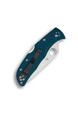 Spyderco Endela Blue Lightweight K390 Plainedge Çakı Mavi