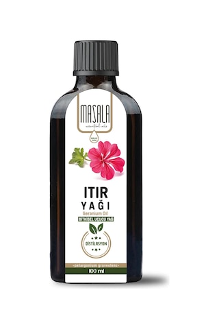 Masala Saf Itır Sardunya Yağı 100 Ml. Cam Şişe - Geranium Essential Oil 100 ML