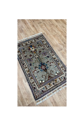 El Dokuma Afghan Halısı Bej