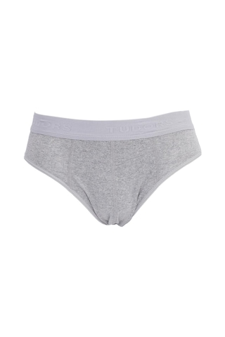 Tudors Erkek 6'lı Paket Likralı Pamuklu Gri Slip Külot-41738 Gri