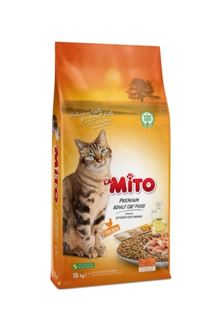 Mito Tavuklu Yetişkin Kedi Maması 15 KG