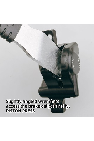 Folinda Bisiklet Disk Fren Tamirat Aracı - Multi Fonksiyonlu Disk Düzeltme Ve Piston Sıfırlama Anahtarı Siyah