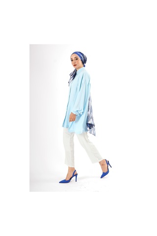 Fatma Sezen Over Size Tunik - Kadın Çok Renkli