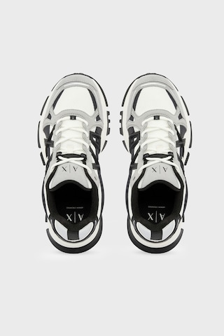 Armani Exchange Logolu Sneaker Ayakkabı Erkek Ayakkabı Xm003608 Af29104 M8457 Gri-beyaz-siyah