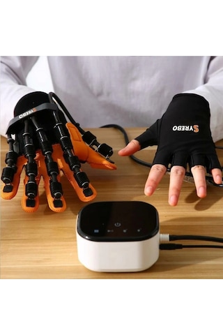 Syrebo Çocuk El Rehabilitasyon Robotu Parmak Eklem Disfonksiyonu Terapisi Ve Ayna Terapi C10 Çift
