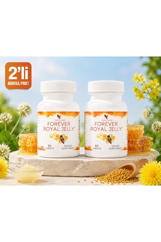 Forever Royal Jelly Arı Sütü İçeren Takviye Edici Gıda 2 x 60 Tablet