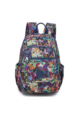 Orta Boy Kadın Sırt Çantası Smart Bags Krinkıl Kumaş 1187 Petunia