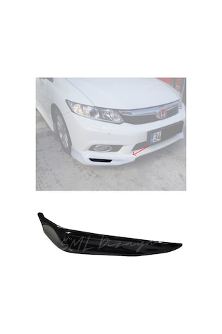 Honda Civic Fb7 Ön Flap (Plastik) BOYASIZ Fb7 Ön-Tampon-Flap-Ek