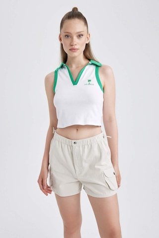 Defacto Coool Regular Fit Normal Bel Gabardin %100 Pamuk Şort A3688AX23SMGR492 Gri