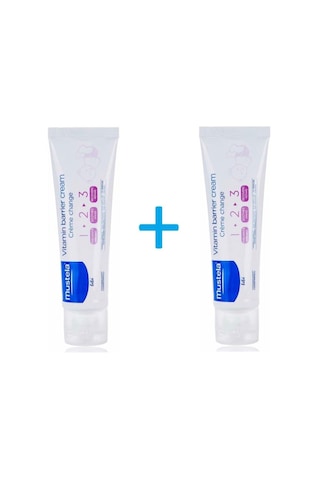Mustela 1.2.3 Vitamin Barrier Pişik Kremi 2 x 100 ML
