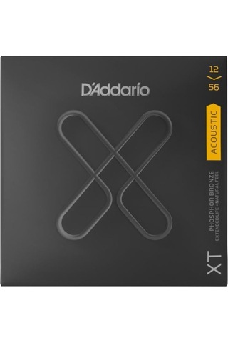 Daddario Xtapb1256 Akustik Gitar Tel Seti Phosphor Bronze Light Top Medium Bottom Coated