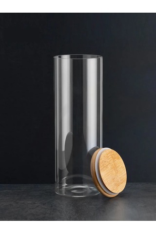 Allbest Ahşap Kapaklı Cam Kavanoz, 100 Ml, 2 Adet Set 329822033