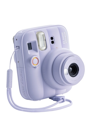 Instax Mini 13 Dreamy Purple Fotoğraf Makinesi Deri Çanta Kıskaç + 10'lu Film Hediye Seti