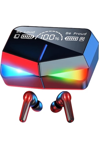 Bukrem Store BUK-M28 Bluetooth 5. 1 Led Görselli Kulak İçi Kulaklık