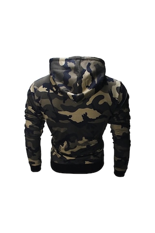 Envy Lab Kapüşonlu Sweatshirt 4170029 Khaki