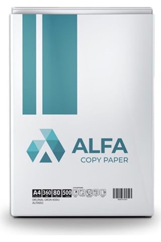 Alfa Fotokopi Kağıdı A-4 80 Gr 500'lü