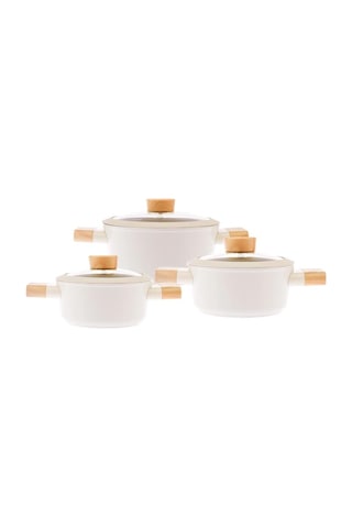 Emsan Swiss Crystal 6 Parça Midi Set Krem