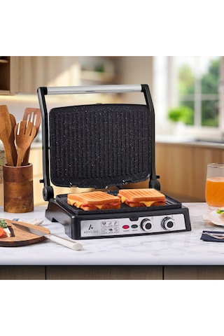 Aryıldız Multi Grill Tost Makinesi Siyah