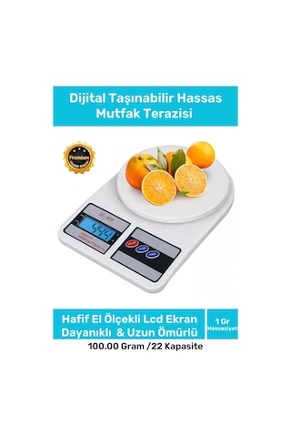 Özel Seri Yüksek Hassasiyet Pilli Dara Fonksiyonlu Otomatik Kapanma Özellikli Hassas Mutfak Terazisi Çok Renkli