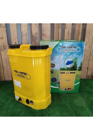 Xmlbayiciniz Ak-mak Şarjlı 16 Litre Sırt Pompası Sarı Basınç Ayarlı Sırt Pulverizatörü İlaçlama Makinası Genel