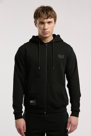 Everlast Ever Essentials Regular Siyah Erkek Kapüşonlu Full Zip Sweatshirt Siyah