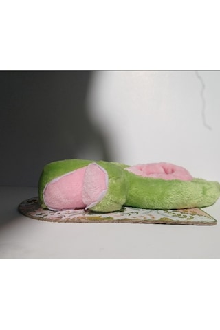 Peluş Dinazor Figürlü Taç Ve Toka Seti Yeşil,pembe Diğer