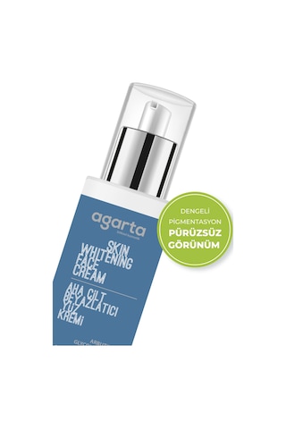 Agarta Doğal Cilt Beyazlatıcı ve Leke Karşıtı Krem 50 ML
