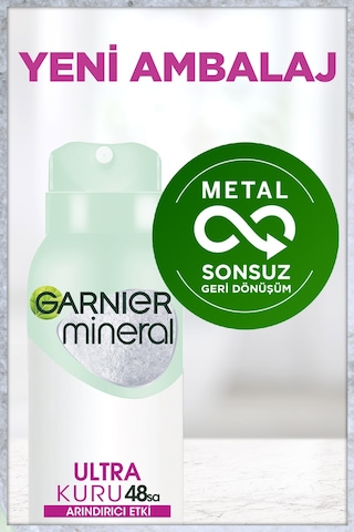 Garnier Mineral Ultra Kuru Antiperspirant Kadın Deodorant 150 ML