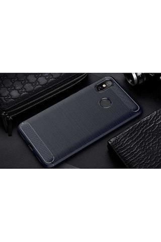 Xiaomi Mi A2 Lite Kılıf Zore Room Silikon Kapak Lacivert
