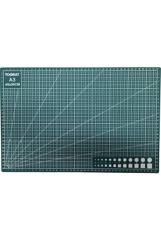 A3 Kesme Matı, Çift Taraflı Kesim Altlığı Tablası, 42x30cm