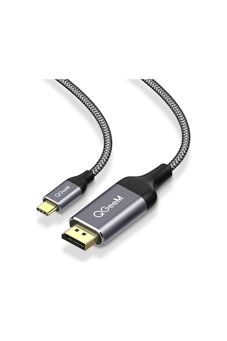 Qgeem QG-UA13 Tip-C 4K TV Monitörü Bağlantı Kablosu 1.2 Metre