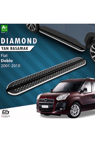 S-dizayn Fiat Doblo Diamond Krom Yan Basamak 183 Cm 2001-2010