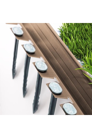 Lux Garden Çim Ayırıcı 10 M Kahverengi Çim Sınırlayıcı Taş Toprak Ayıracı Çim Ayracı Çim Ayırıcı Bariyeri Sku: Smgstkb335d26e4e Diğer