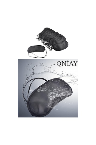 Qniay Uyku Göz Bandı Maskesi Işık Önleyici Maske Bant (1Adet) Çok Renkli