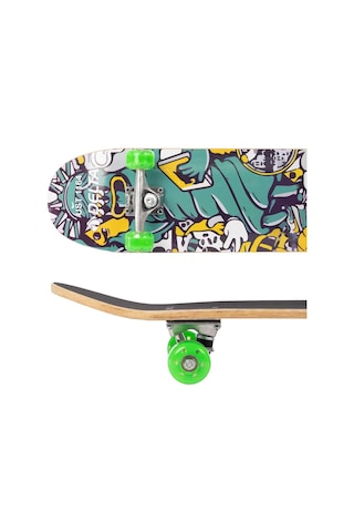 Delta Transparan Silikon Teker Üstü Zımparalı Kaykay - Ust 1164 Çok Renkli