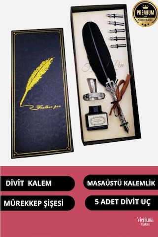 Özel Tasarım Öğretmen Sevgili Eş Manita Arkadaş Sevgililer Doğum Günü Premium Divit Hokka Kalem Seti