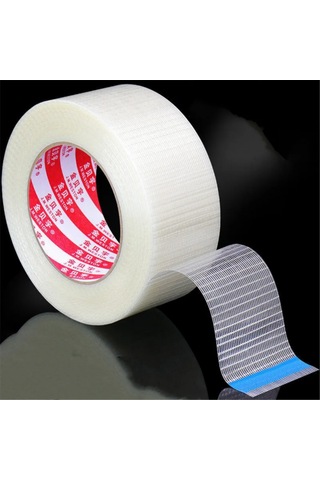 Reedark Dayanıklı Cam Elyaf Bant - Güçlü Paketleme Bandı 50mmx50m Isıya, Yırtılmaya Dayanıklı