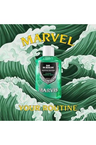 Marvis Classic Strong Mint Ağız Bakım Suyu - 400 Ml
