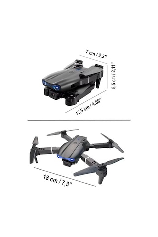 Çantalı Kameralı Katlanır Şarjlı Drone Item Kod : E99