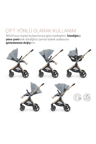Huggy Revo 5 in 1 Travel Sistem Bebek Arabası Puset