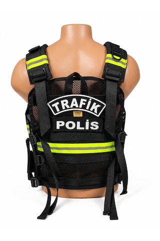 Süngü Tactical Trafik Siyah Yelek