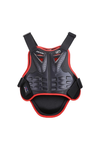 Suntek Dirtbike Red M Için Motosiklet Koruma Yeleği Omurga