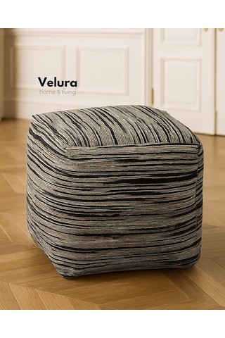 Shiro Beige Black - Puf Yeşil