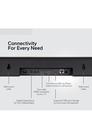 Ev 550 Dolby Atmos 3d Ses, Wi-fi Ve Bluetooth, Dahili Heos, Alexa, Siri Ve Airplay 2, Spotify Connect, Çift Ev Hoparlö