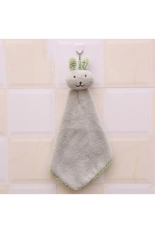 Mercan Bunny Polar El Havlu Mutfak Askı İle Havlu, Güzel Ev Dekor Coffee