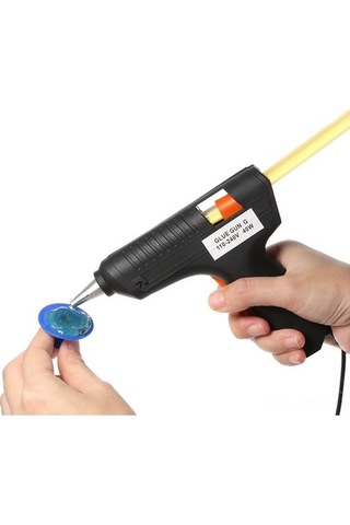 Pazly 40w Boyasız Tutkal Tabancası Seti - 5 Adet Çukur Onarım Çubuğu - Kullanışlı Ve Güçlü Yapıştırıcı Aleti